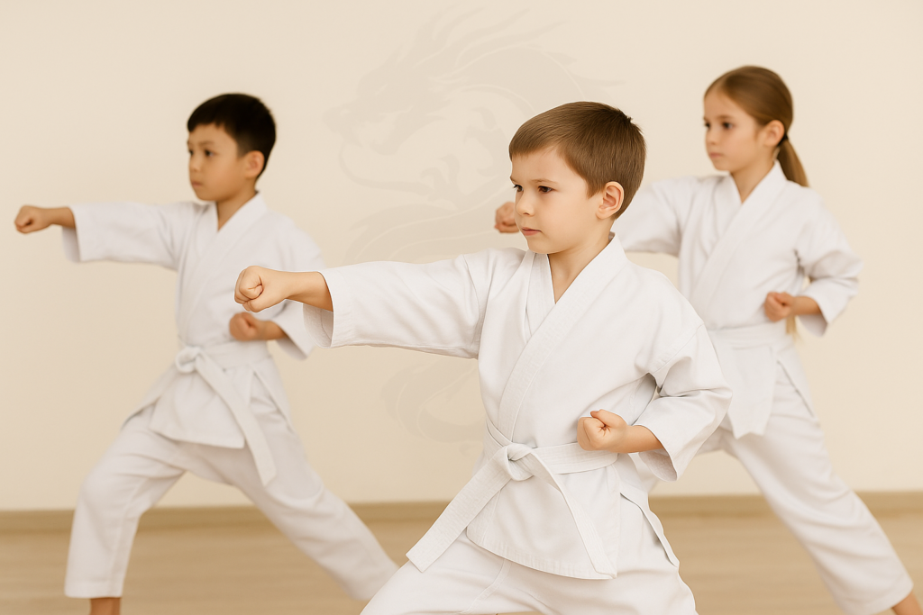 aula de karate para crianças