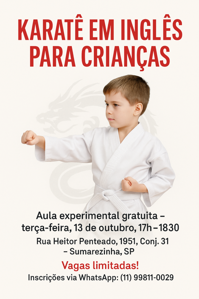 aula infantil de karate